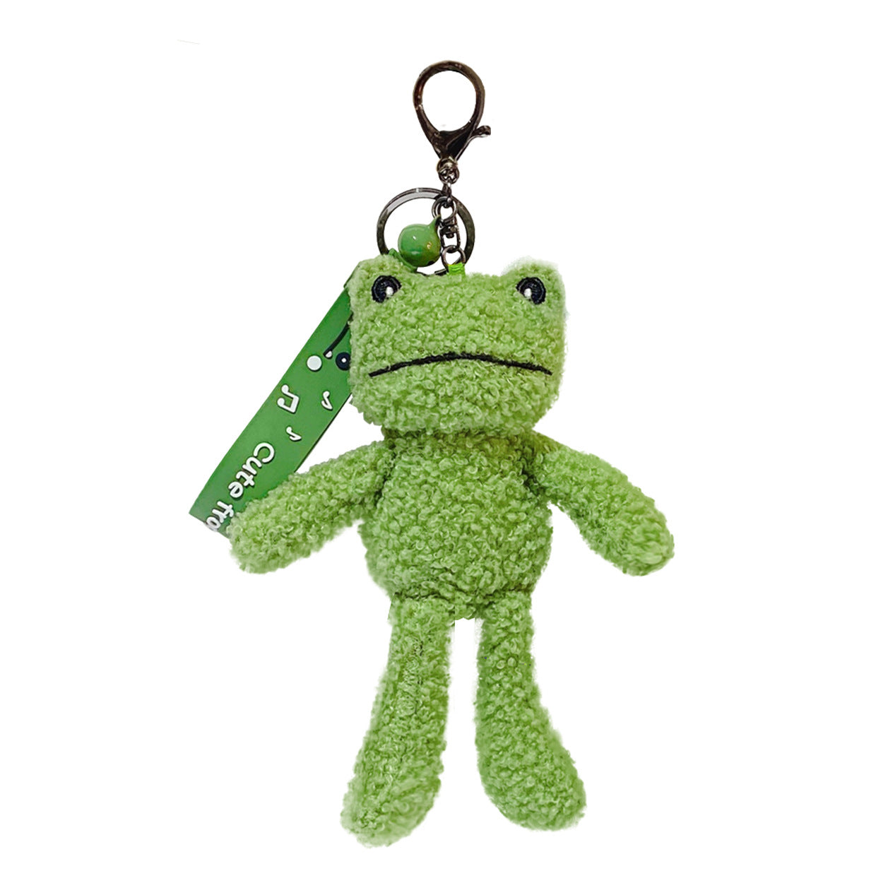 Wholesale 12PCS Green Plush Frog Keychain